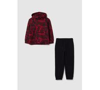 MARVEL, Conjunto Infantil De Algodón Puro Multicolor, Ajuste Regular, Niño, Negro/Rojo, Talla: 3-4