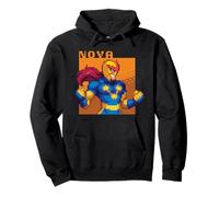 Marvel Cosmic Invasion Game Nova Retro Pixel Graphics Sudadera con Capucha