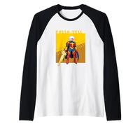 Marvel Cosmic Invasion Game Phyla-Vell Retro Pixel Graphics Camiseta Manga Raglan