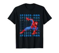 Marvel Cosmic Invasion Game Spider-Man Retro Pixel Graphics Camiseta