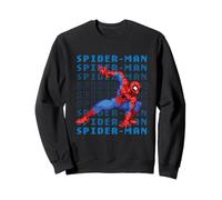 Marvel Cosmic Invasion Game Spider-Man Retro Pixel Graphics Sudadera