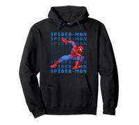 Marvel Cosmic Invasion Game Spider-Man Retro Pixel Graphics Sudadera con Capucha