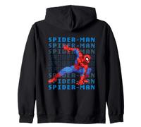 Marvel Cosmic Invasion Game Spider-Man Retro Pixel Graphics Sudadera con Capucha
