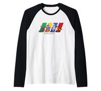 Marvel Cosmic Invasion Game Super Hero Select Screen Retro Camiseta Manga Raglan