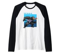 Marvel Cosmic Invasion Game Venom Retro Pixel Graphics Camiseta Manga Raglan