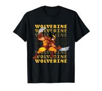 Marvel Cosmic Invasion Game Wolverine Retro Pixel Graphics Camiseta