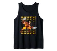 Marvel Cosmic Invasion Game Wolverine Retro Pixel Graphics Camiseta sin Mangas