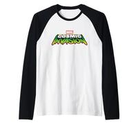 Marvel Cosmic Invasion Logo Official Game Camiseta Manga Raglan