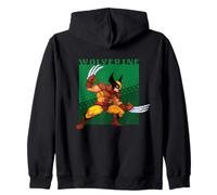 Marvel Cosmic Invasion X-Men Wolverine Retro Pixel Graphics Sudadera con Capucha
