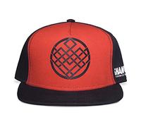 Marvel Crest Logo Gorra de bisbol, Negro/Rojo, Talla única Unisex Adulto