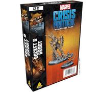 Atomic Mass Games, Marvel Crisis Protocol: Character Pack: Rocket and Groot, Miniatures Game, Ages 10+, 2+ Players, 45 Minutes Playing Time