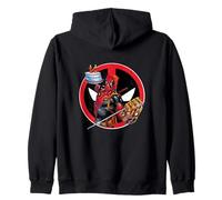 Marvel Deadpool 30th Birthday Party Infinity Gauntlet Funny Sudadera con Capucha