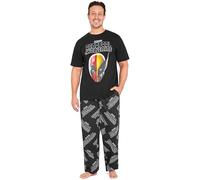 Marvel Deadpool and Wolverine Pijama Invierno Set para Hombre - Regalos para Hombres y Adolescentes (Negro Deadpool Wolverine, 2XL)