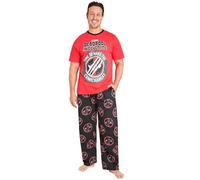 Marvel Deadpool and Wolverine Pijama Invierno Set para Hombre - Regalos para Hombres y Adolescentes (Rojo Deadpool Wolverine, 2XL)