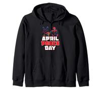 Marvel Deadpool April Pool's Day Sassy Pose April Fool's Day Sudadera con Capucha
