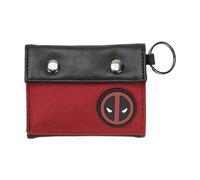 Marvel Deadpool - Cartera de tres pliegues con cierre a presión