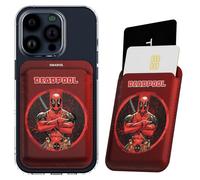 Marvel Deadpool - Cartera magnética para iPhone 15/14/13/12, compatible con fundas MagSafe, regalo perfecto para hombres, deadpool, Magnético