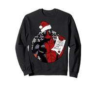 Marvel Deadpool Dad Christmas Father's Day Santa's List Sudadera