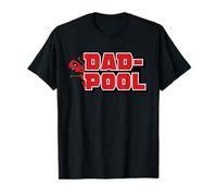 Marvel Deadpool Dad-Pool Logo Funny Dad Father's Day Gift Camiseta