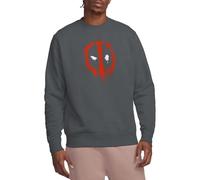 Marvel Deadpool Paint Logo Unisex Sweatshirt, Charcoal, Medium