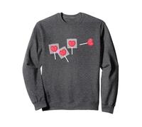 Marvel Deadpool Valentine's Day Heart Shape Lollipop Logo Sudadera