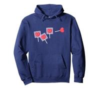 Marvel Deadpool Valentine's Day Heart Shape Lollipop Logo Sudadera con Capucha