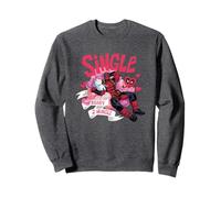 Marvel Deadpool Valentine's Day Single & Ready 2 Mingle Logo Sudadera