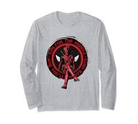 Marvel Deadpool & Wolverine Aim For The Middle Distressed Manga Larga