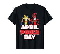 Marvel Deadpool & Wolverine April Pool's Day Kick Me Hug Me Camiseta