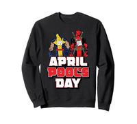 Marvel Deadpool & Wolverine April Pool's Day Kick Me Hug Me Sudadera