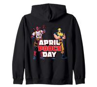 Marvel Deadpool & Wolverine April Pool's Day Team-Up Sudadera con Capucha