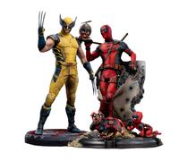 Marvel Deadpool & Wolverine Scale 1:10 Set De Dos Statue Iron Studios Sideshow