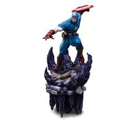 Marvel Deluxe Bds Art Scale Statua 1/10 Captain America 34 Cm Iron Studios
