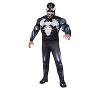 Marvel - Disfraz de Venom Deluxe Musculoso para adulto, Talla XL (Rubie's 820089-XL)