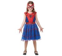 Marvel Disfraz Deluxe SpiderGirl Falda Tutú Niñas (BN5434)