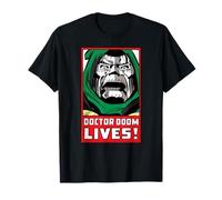 Marvel Doctor Doom Lives! Classic Vintage Retro Comic Art Camiseta