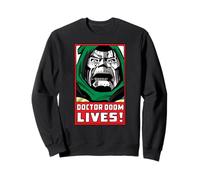 Marvel Doctor Doom Lives! Classic Vintage Retro Comic Art Sudadera