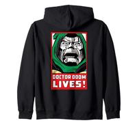 Marvel Doctor Doom Lives! Classic Vintage Retro Comic Art Sudadera con Capucha