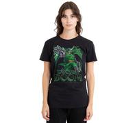 Marvel Doctor Doom Ruler of Latveria Ladies T Shirt, Black Camiseta, Negro, XXL para Mujer