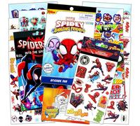 Marvel El paquete de calcomanías de Disney para niños incluye calcomanías de Spidey, calcomanías de recompensa y más (juego de calcomanías de Spiderman)