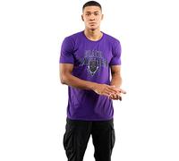 Marvel Escudo con Logotipo de Black Panther Camiseta, Morado (, XXL para Hombre