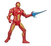 Marvel F0280 Hasbro Gamerverse - Figura de acción de 6 Pulgadas, Juguete Iron Man Overclock Inspirado en Videojuegos, a Partir de 4 años