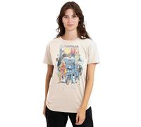 Marvel Fantastic Four Cosmic First Family Ladies T Shirt, Natural Camiseta, S para Mujer