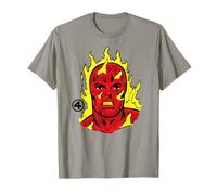 Marvel Fantastic Four Human Torch Big Face Costume Camiseta