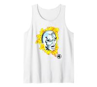 Marvel Fantastic Four Silver Surfer Big Face Costume Camiseta sin Mangas