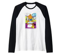 Marvel Fantastic Four The Thing Retro Vintage Photo Camiseta Manga Raglan