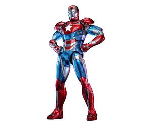 Marvel figura diecast comic masterpiece 1/6 iron patriot hot toys excl