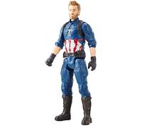 Marvel- Figura Titan Hero Series Infinity War, Capitan America (Hasbro E1421EU4)