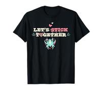 Marvel Ghost-Spider Let's Stick Together Valentine's Day Camiseta