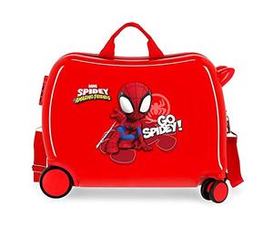 Marvel Go Spidey, Equipaje Para Niños, Rojo (Red), Talla Unica